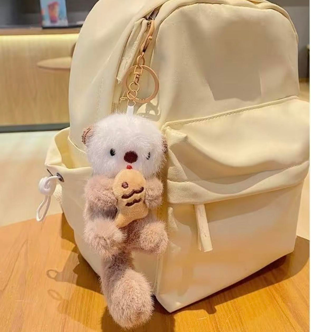 Cute Otter Plush Keychain - Animal Pendant Charm - MyToys