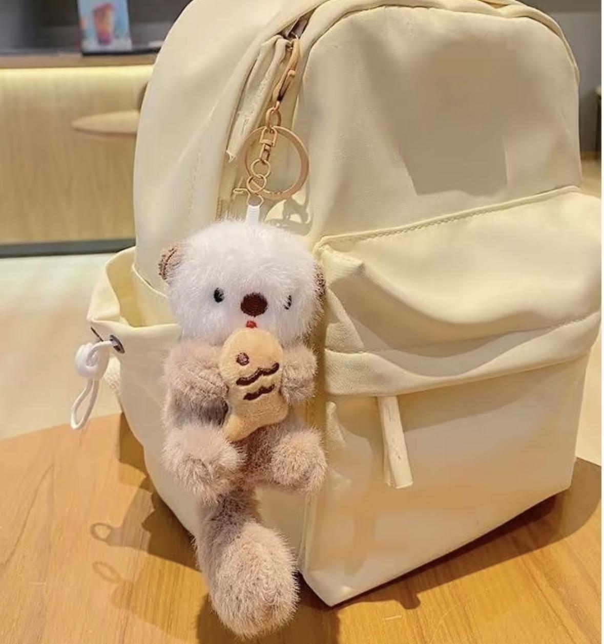 Cute Otter Plush Keychain - Animal Pendant Charm - MyToys