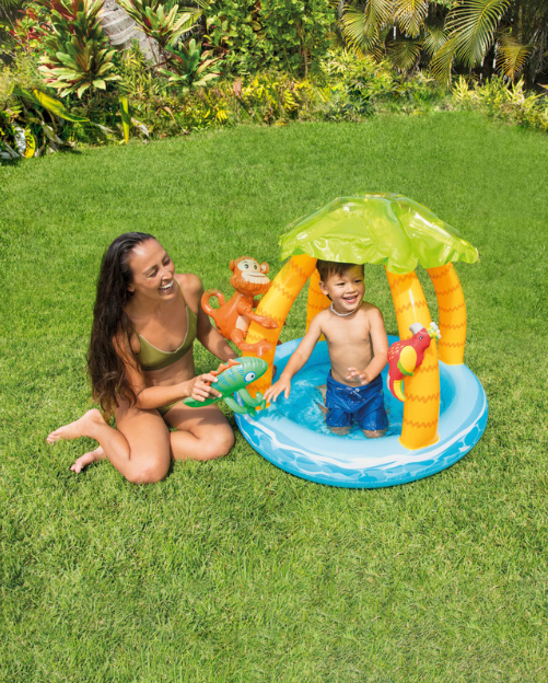 Tropical Island Inflatable Kiddie Pool for Kids - MyToys