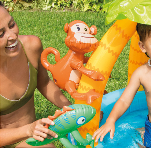 Tropical Island Inflatable Kiddie Pool for Kids - MyToys