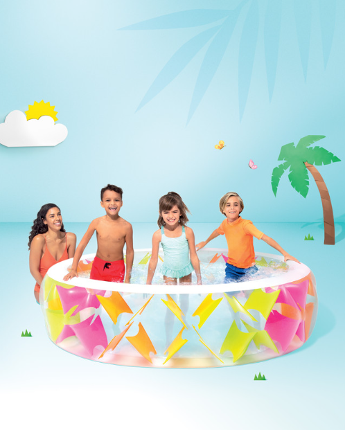 Swim Center Pinwheel Inflatable Pool for Kids - MyToys