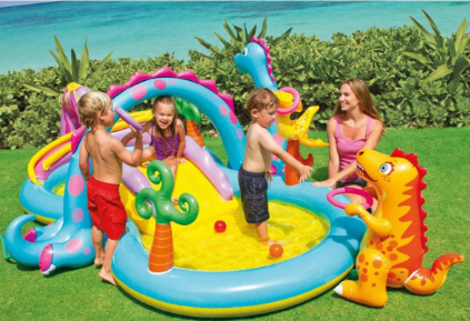 Jungle Adventure Spray Kiddie Pool - Kids Water Play - MyToys
