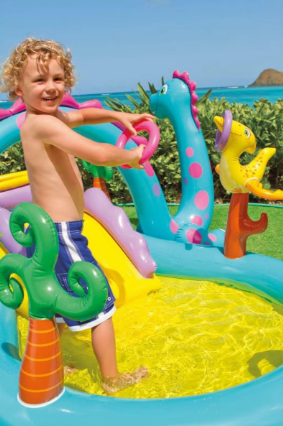 Jungle Adventure Spray Kiddie Pool - Kids Water Play - MyToys