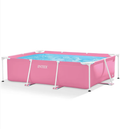 8ft Pink Metal Frame Round Kids Swimming Pool - MyToys