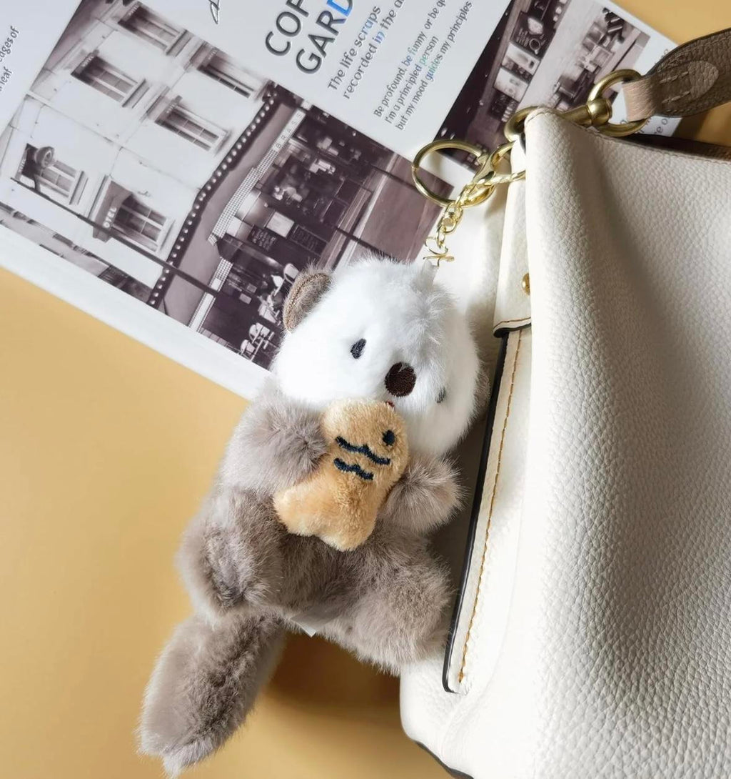 Cute Otter Plush Keychain - Animal Pendant Charm - MyToys